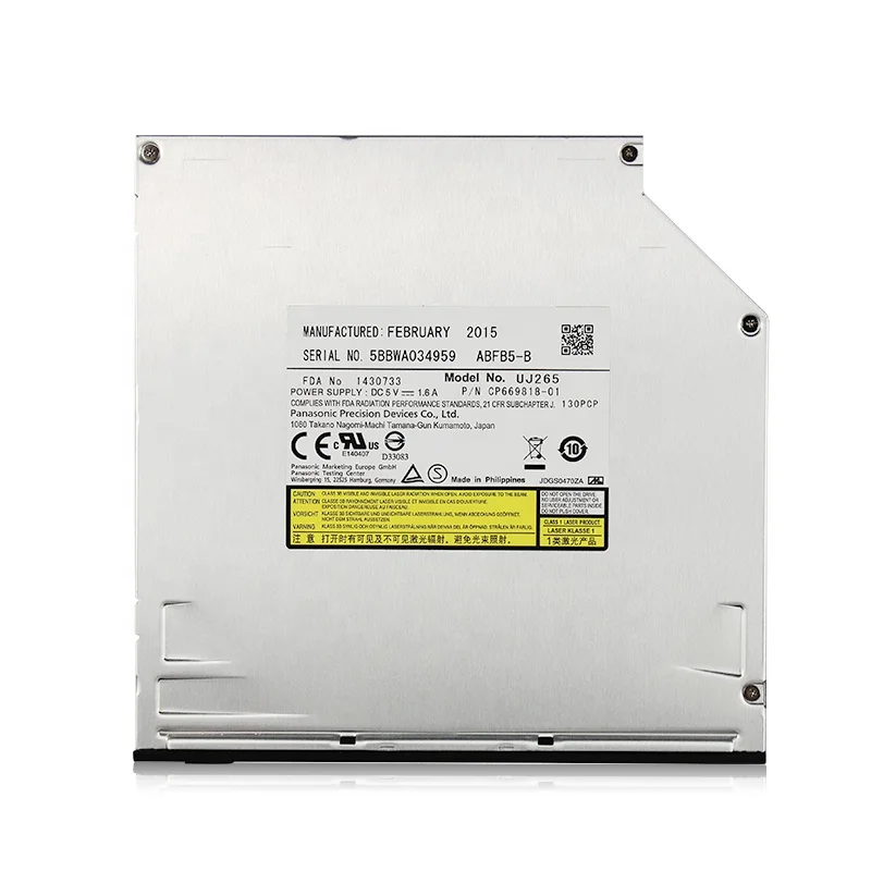 Panasonic UJ265 Slot in SATA Blu ray Write Drive