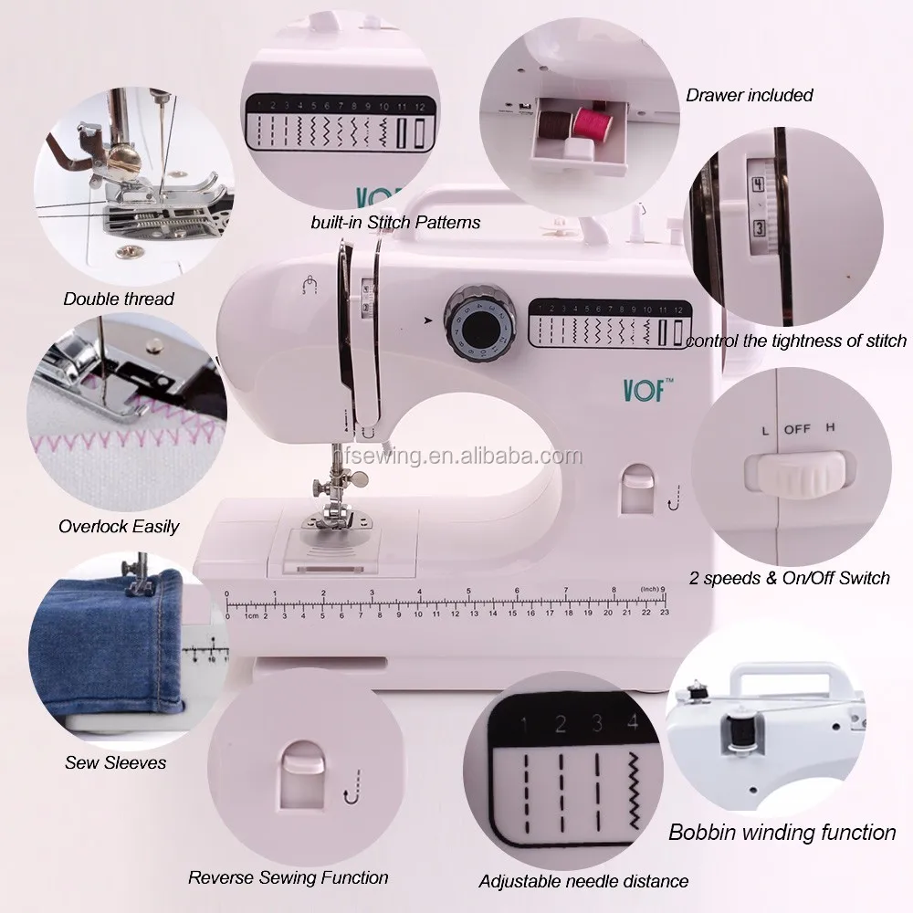 VOF FHSM 506 HUAFENG China Brand Domestic mattress sewing machine Portable Automatic Overlock Sewing Machine