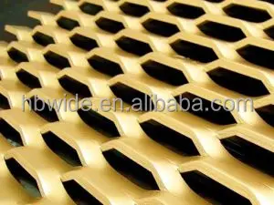 High quality aluminum Expanded metal sheet / PVC coated expended metal sheet for factory