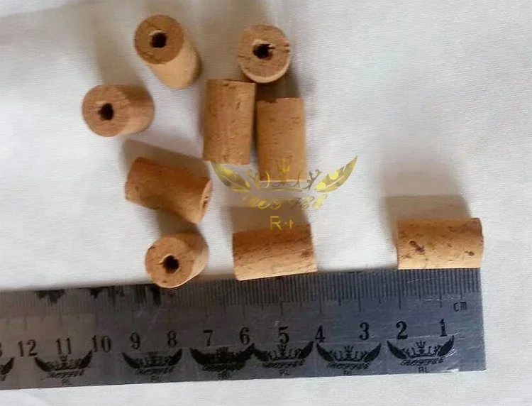 Roffee Woodwind Musical Parts 1 Piece Sax Clarinet Piccolo Repair Parts Replacement Neck Cork Pads Rod
