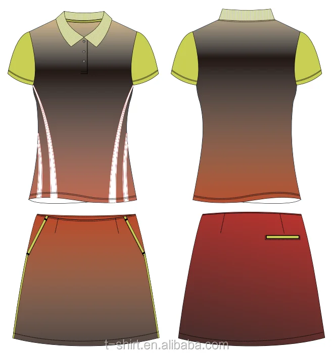 Женская рубашка-поло с коротким рукавом, рубашка для гольфа и шорты