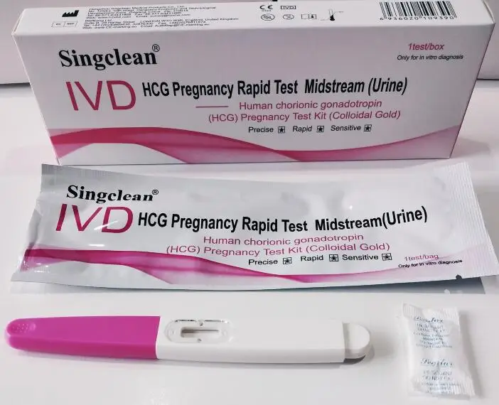 Singclean One Step Urine Early hCG Pregnancy Test Midstream