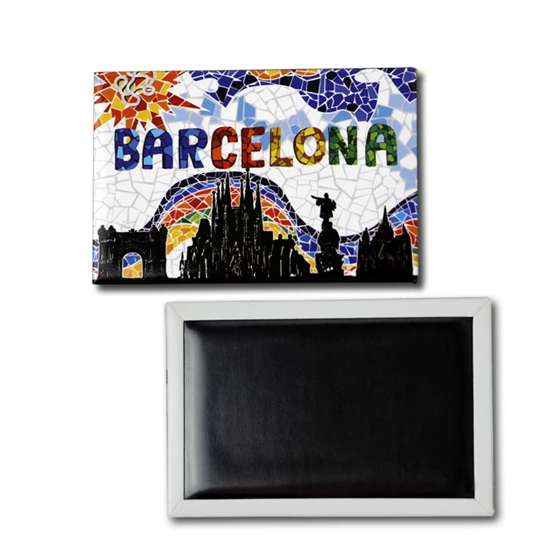 Free Sample Hot Selling Free Sample 45 *105mm World City 2024 Souvenir Fashion Brazil Tin Egyptian Tinplate Fridge Magnet