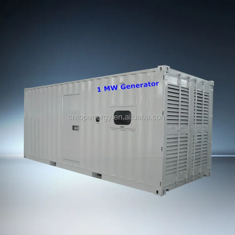 Container generator 1MW Large Power Plant generator 1000kva Factory sale CUMMS/FG Wilson/MTU/MWM 1000kw/1250kva diesel generator