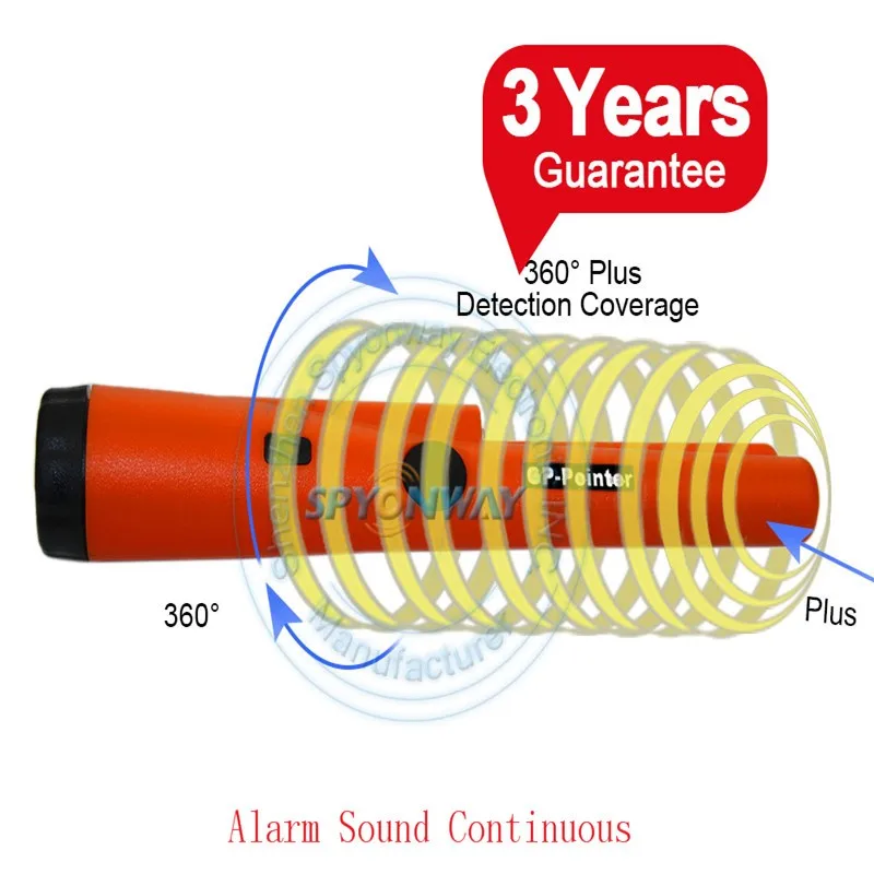Ручной металлоискатель для осмотра оружия в аэропорту с статическим режимом
