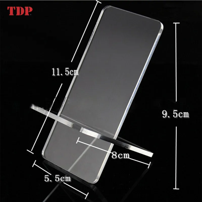 Custom Clear Acrylic Cell Phone Display Stand Acrylic Phone  Electronic Products Display Rack