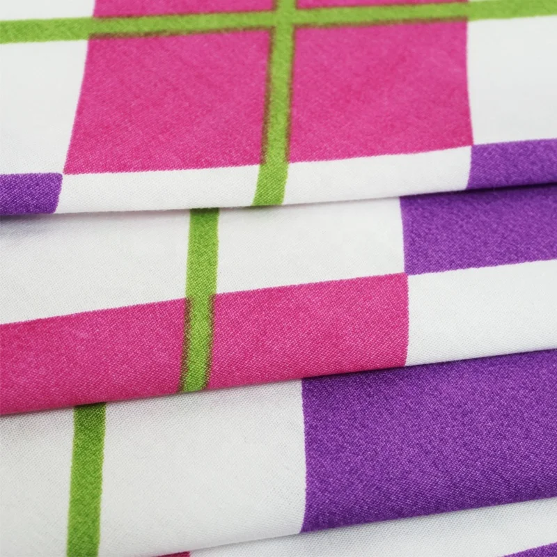 Термостойкая 100% хлопковая однотонная окрашенная ткань с принтом