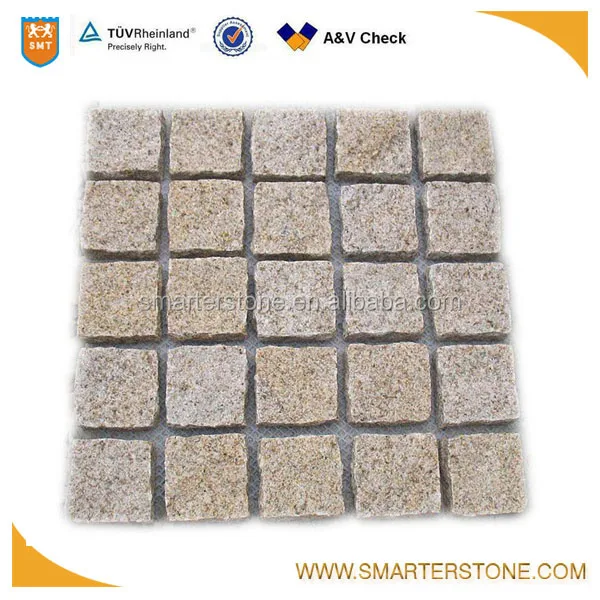 
Outdoor Granite Mesh Cobblestone Pavers 