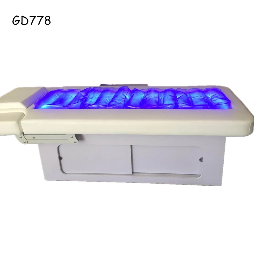2018 luxury electric water massage bed facial table water spa bed