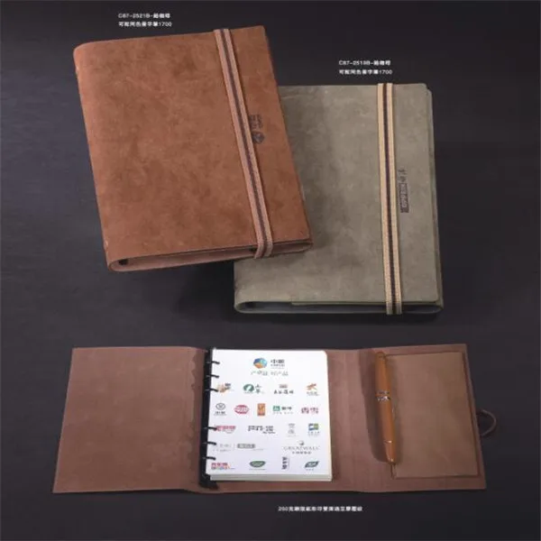 Пользовательские Крышки PU Notebook, тиснение Кожи a4 пу винтовая крышка ручной работы спиральные ноутбук