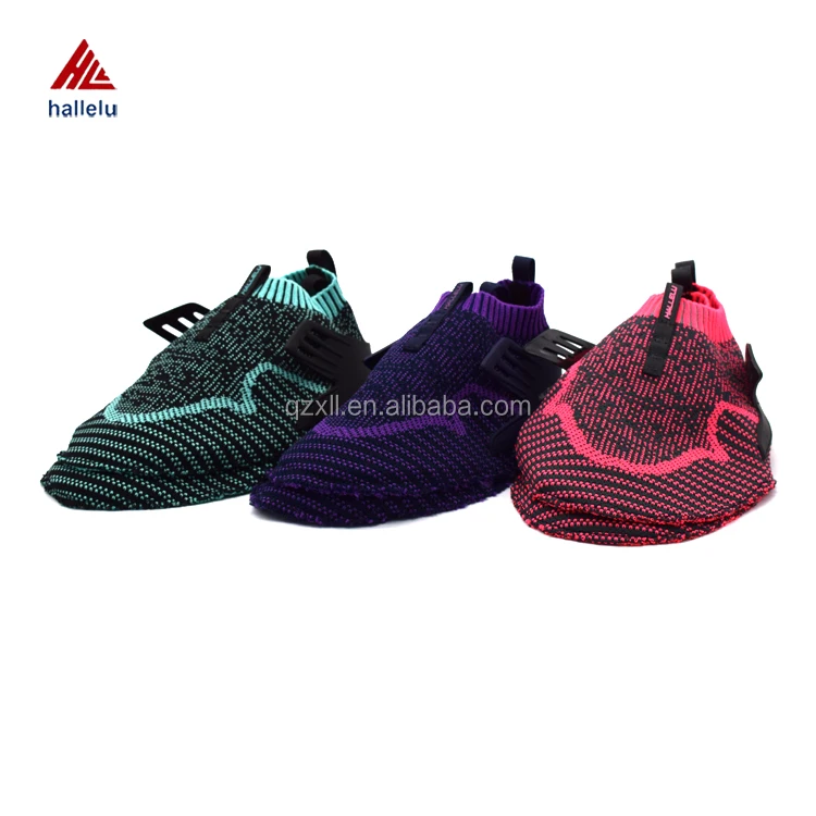 
Newly Designed Women Knit Shoe Uppers Summer Breathable Slip On Air Holes Mujer Running Sport Shoes Uppers 