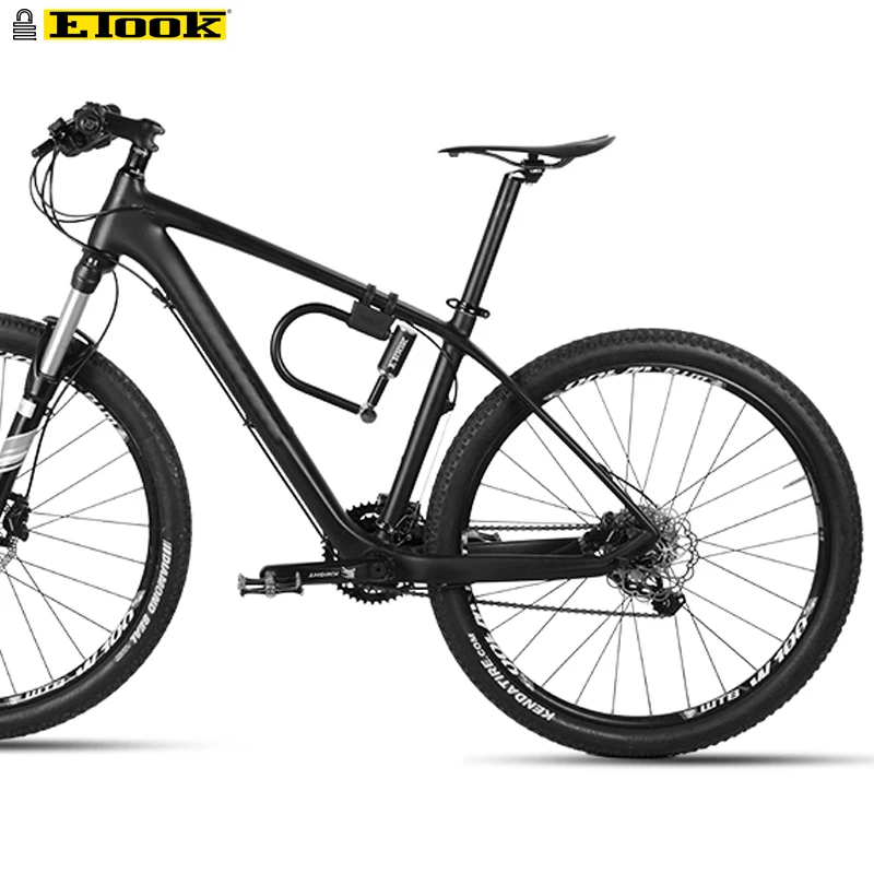 13 mm Anti-theft Single Side Lock Bicycle Lock U Lock with Holder,2 Keys