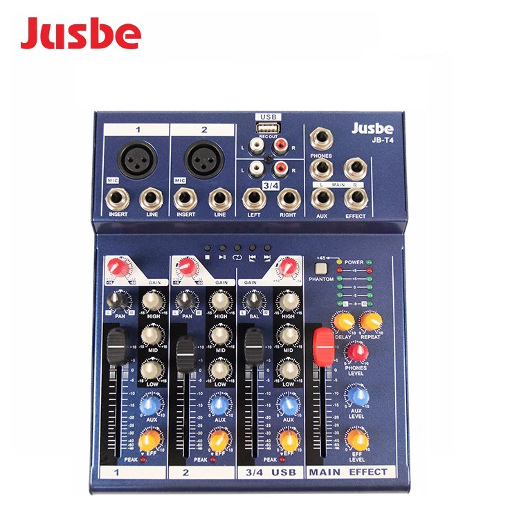 
Professional JB-T4 midas m32 digital mixer console original mini sound recorder mixer for music equipment 