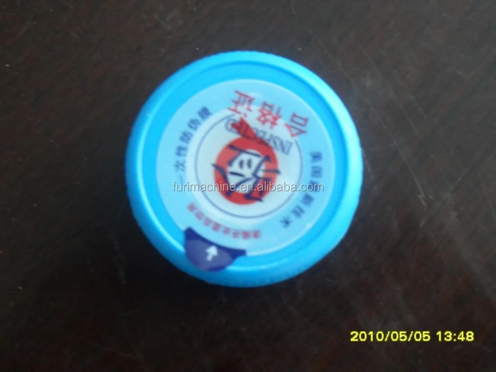 
5 gallon water cap labeling sealing machine 