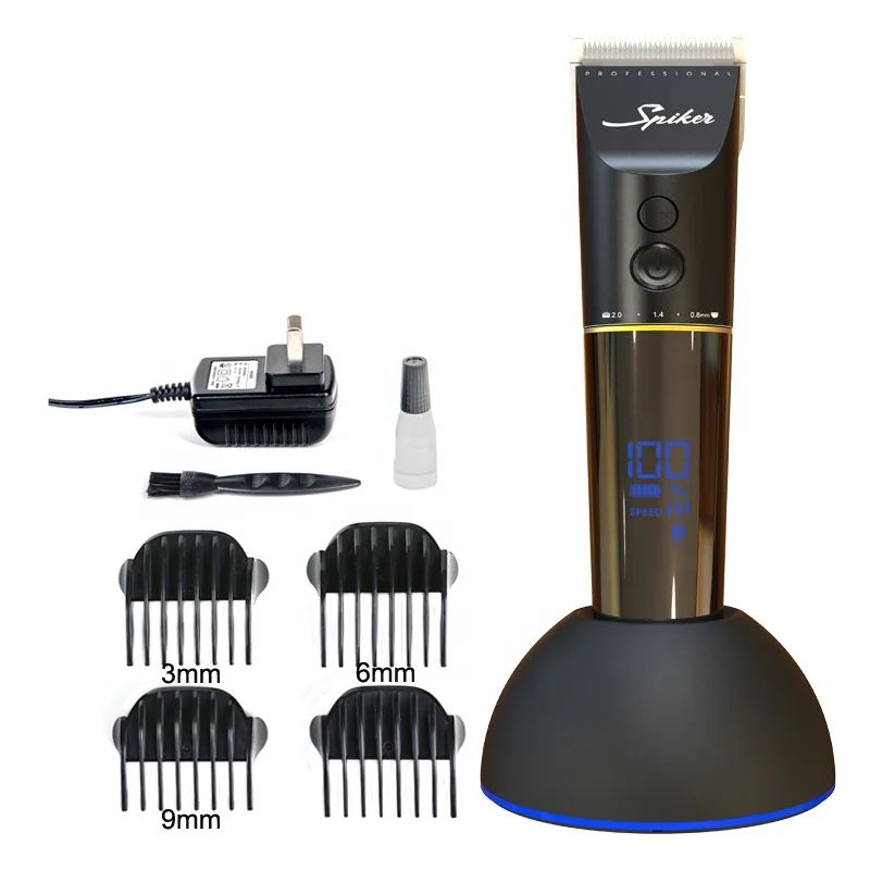 Digital LED Display Professional Hair Trimmer Rechargeable Electric Hair Clipper Hair Cut Machine JM-528