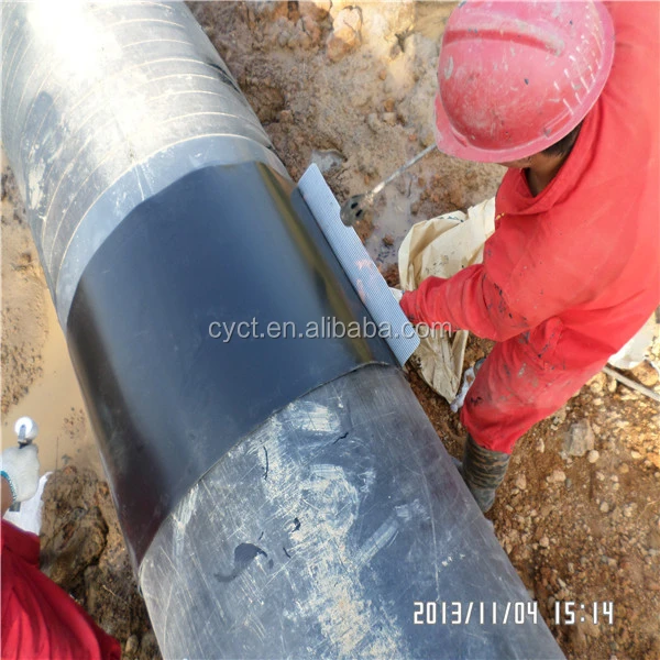 Steel pipeline coating 3-layer polyethylene coating