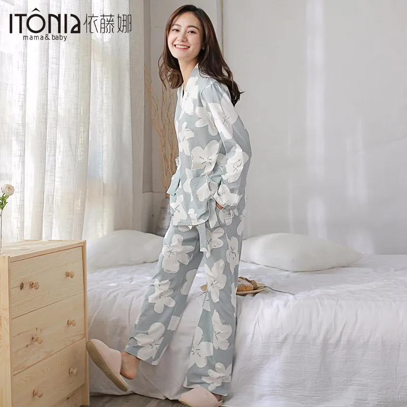 Hongyan company high quality smooth soft nursing pyjamas adult overalls