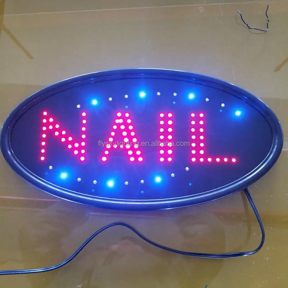 LED OPEN Sign Electric Billboard Bright Advertising Board Flashing Window Display Sign with Motion