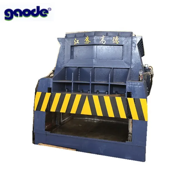 hydraulic metal scrap container cutting machine