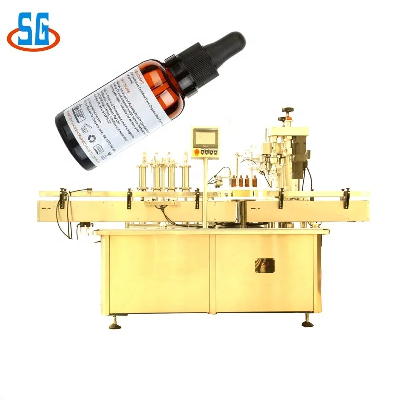 
Pharmaceutical 100 ml Glass bottle filling capping machine Herbal oral liquid Filling Machine for 60ml 
