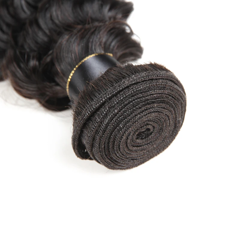 
Mink Brazilian Hair Unprocessed Hair Wholesale Vendors 9A Brazilian Deep Wave Bundles With Closure Human Hair Weave Bundles 