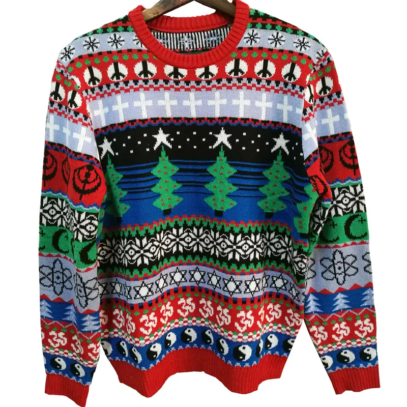 ugly christmas sweater  custom wholesale christmas sweater for adults