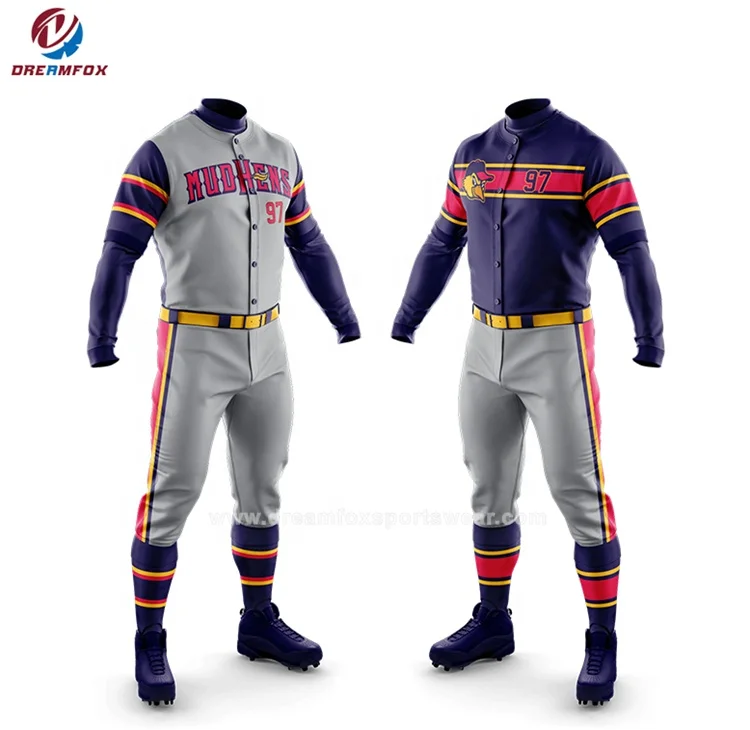 2019 пользовательская сублимационная бейсбольная Джерси, полиэстер, командная одежда, индивидуальная цифровая камуфляжная бейсбольная Джерси, оптовая продажа