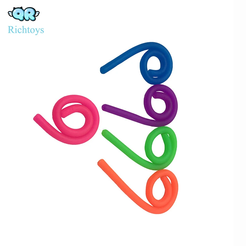 Случайный цвет, фиджет, снятие стресса, мягкие Стрейчевые игрушки