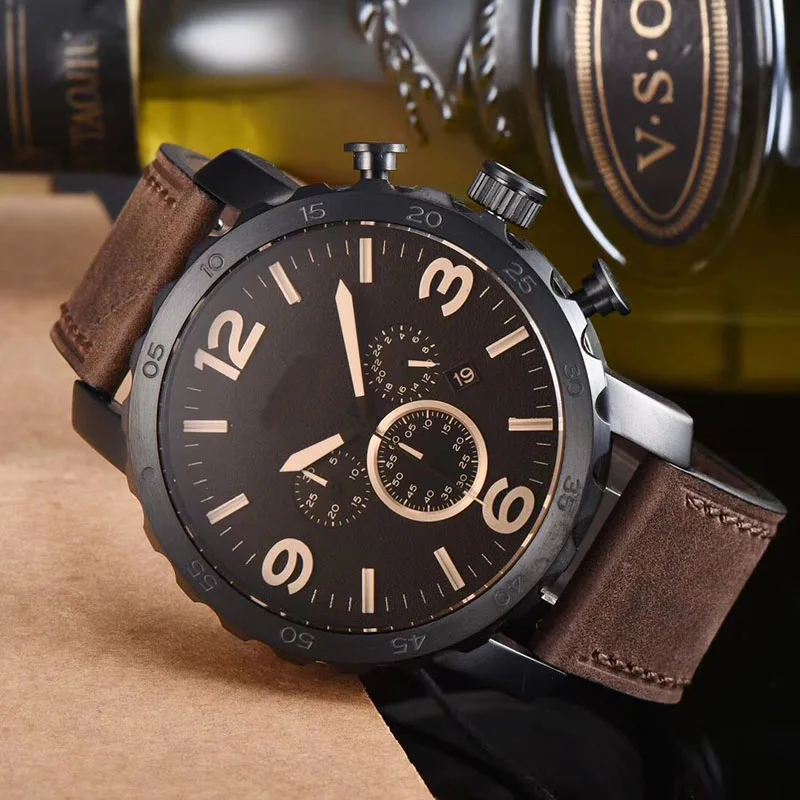 2018 Brazil Style Japanese Mother Wholesale Metal Watch With Calendar Watch