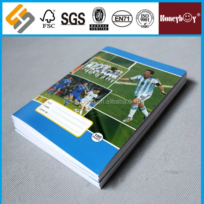 Football Stars Exercise Book High Quality Exercise Book For School 100/200 Pages