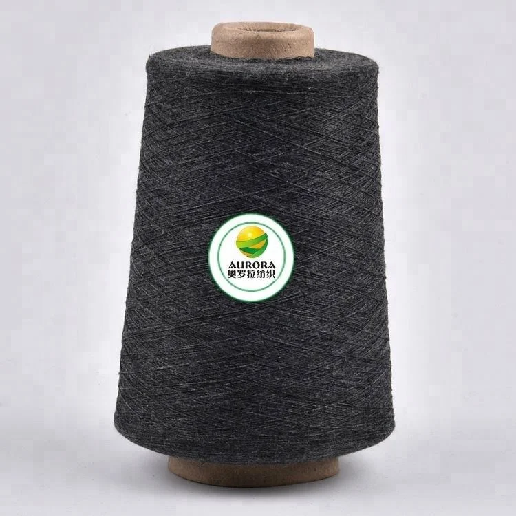 
Factory custom sock yarn sale socks recycled cotton oe dyed tc blended sock yarn 