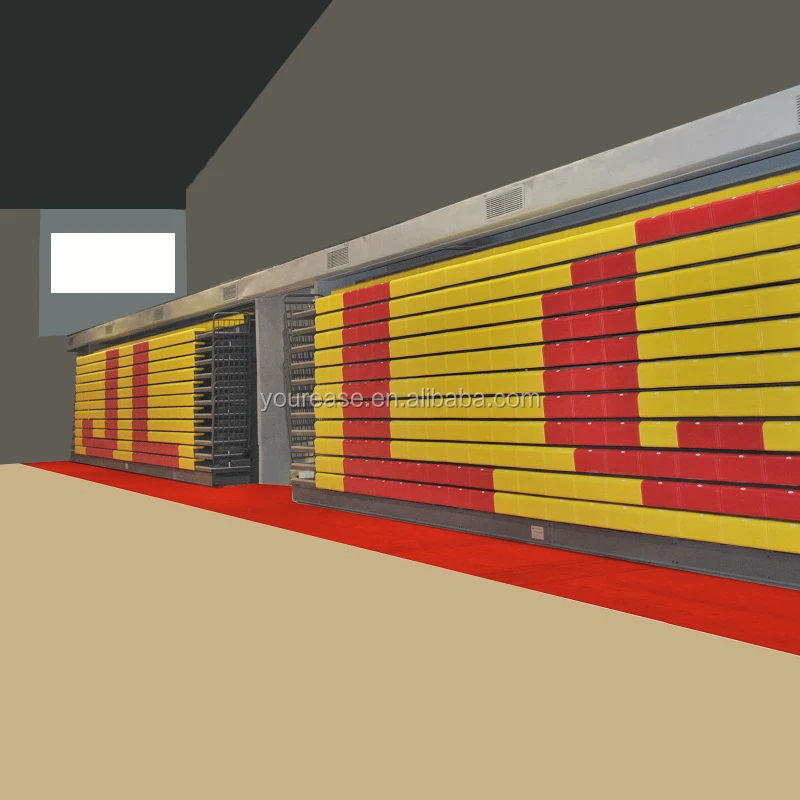 
Yourease Indoor Stadium Retractable Electric Folding Bleachers 