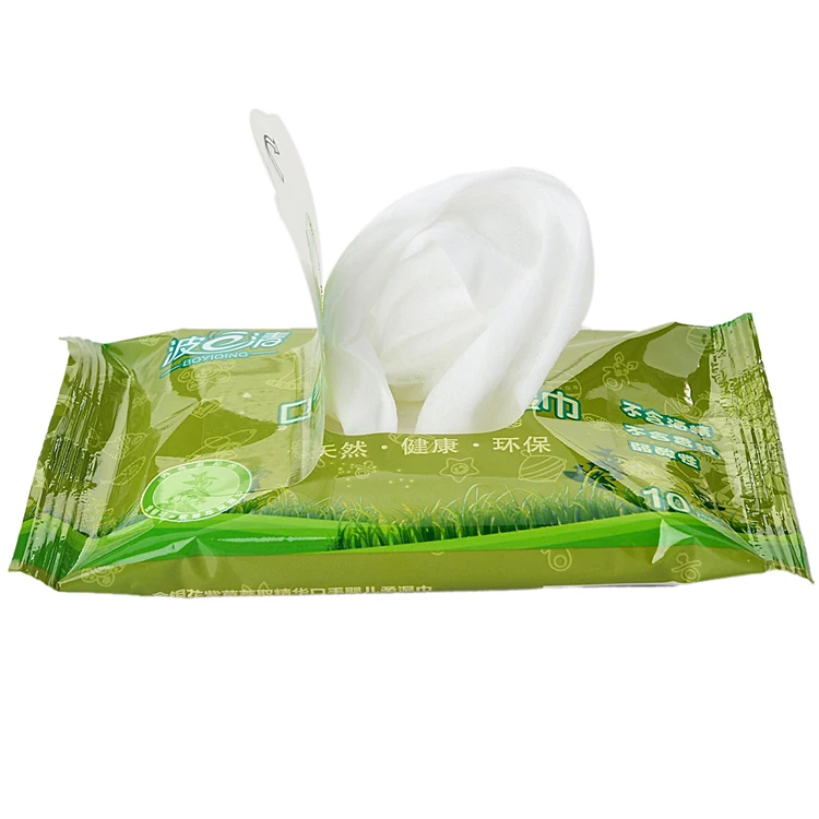 Private label cheap single wet wipe for hand cleaning