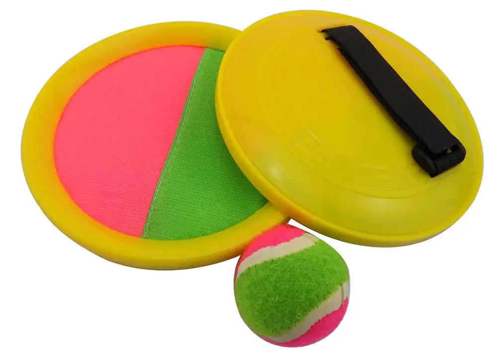 
Throw Toss and Catch Sports Game Set for Kids with Grip Mitts & Bean Bag Ball 