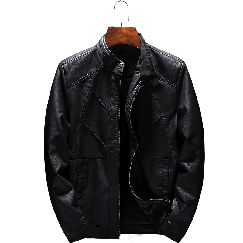 China Apparel Best Quality Motorcycle Jacket Mens Leather Jacket Warm Keeping Winter Jacket