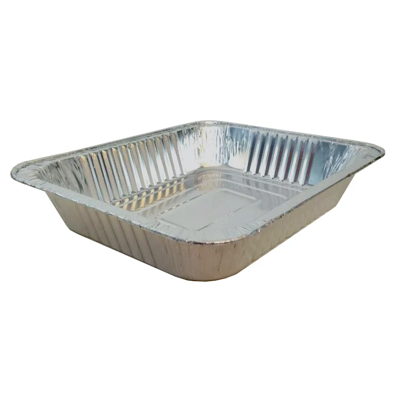 Disposable Aluminum Foil Containers Half Size 9x13 Aluminum Foil Pans Foil Baking Tray With Lid
