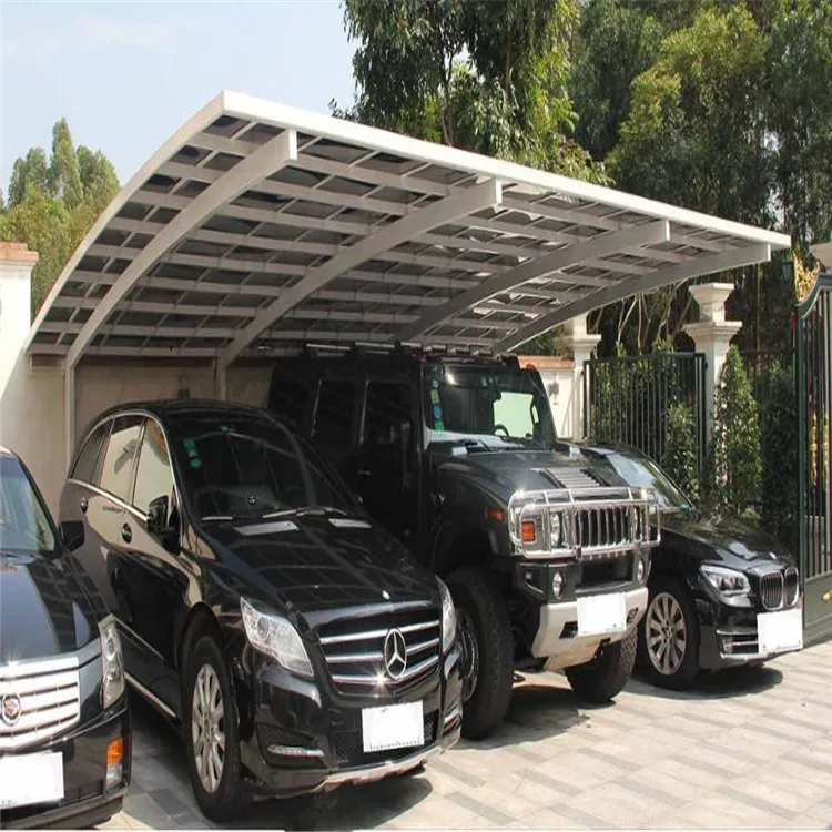 Modern flat roof carports,polycarbonate carport,car garage shelter canopy