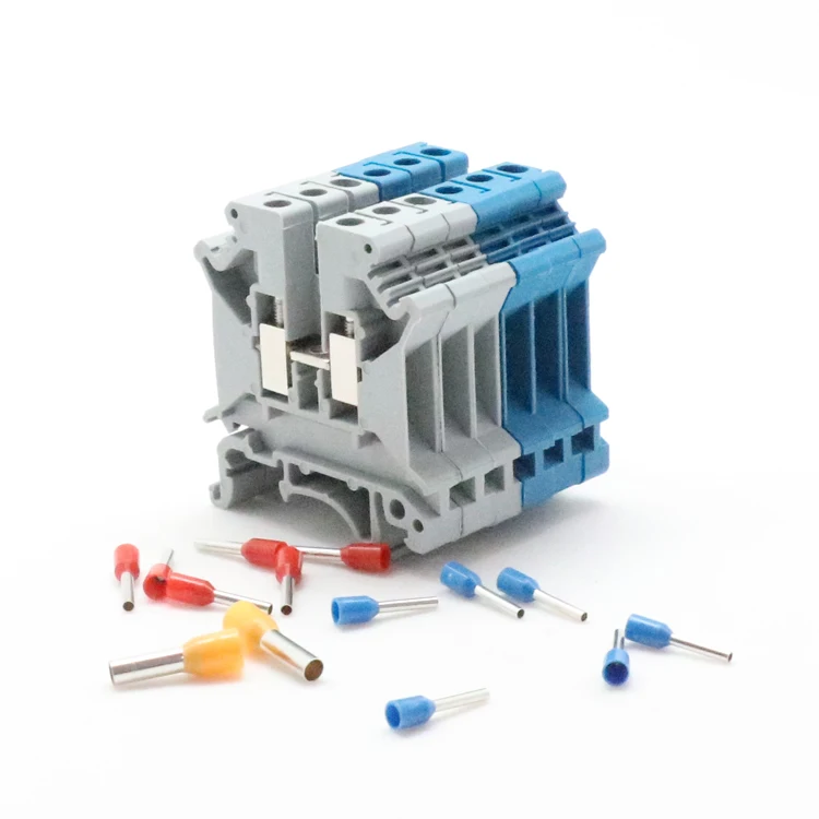 CNBX Factory Price UK waterproof din rail electric plastic barrier strip disconnect pcb spring terminal block