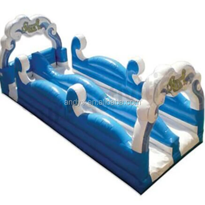 inflatable splash tube water slide way slide n slip way