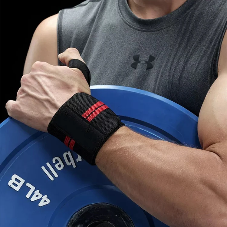 Custom Various Styles Professional Grade Neoprene Elastic Sport Weight Lifting Powerlifting Wrist Support wraps