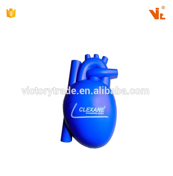 V-GF10-09 plastic blue mini heart shaped desktop stapler office desk organizer