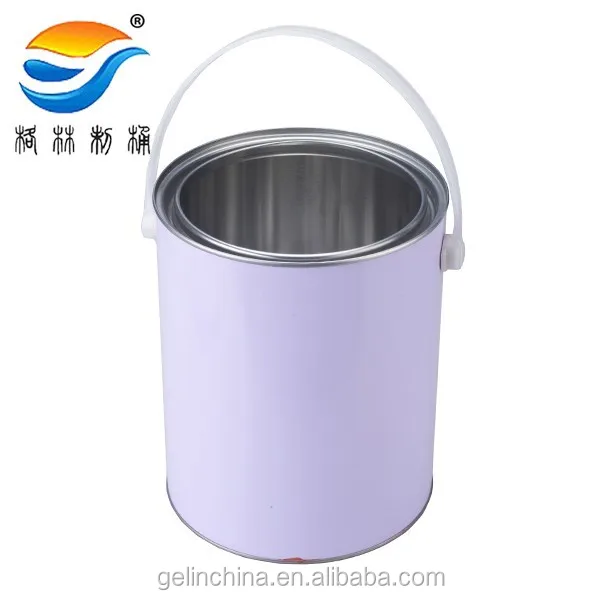 paint tin container,4L round cheap paint cans