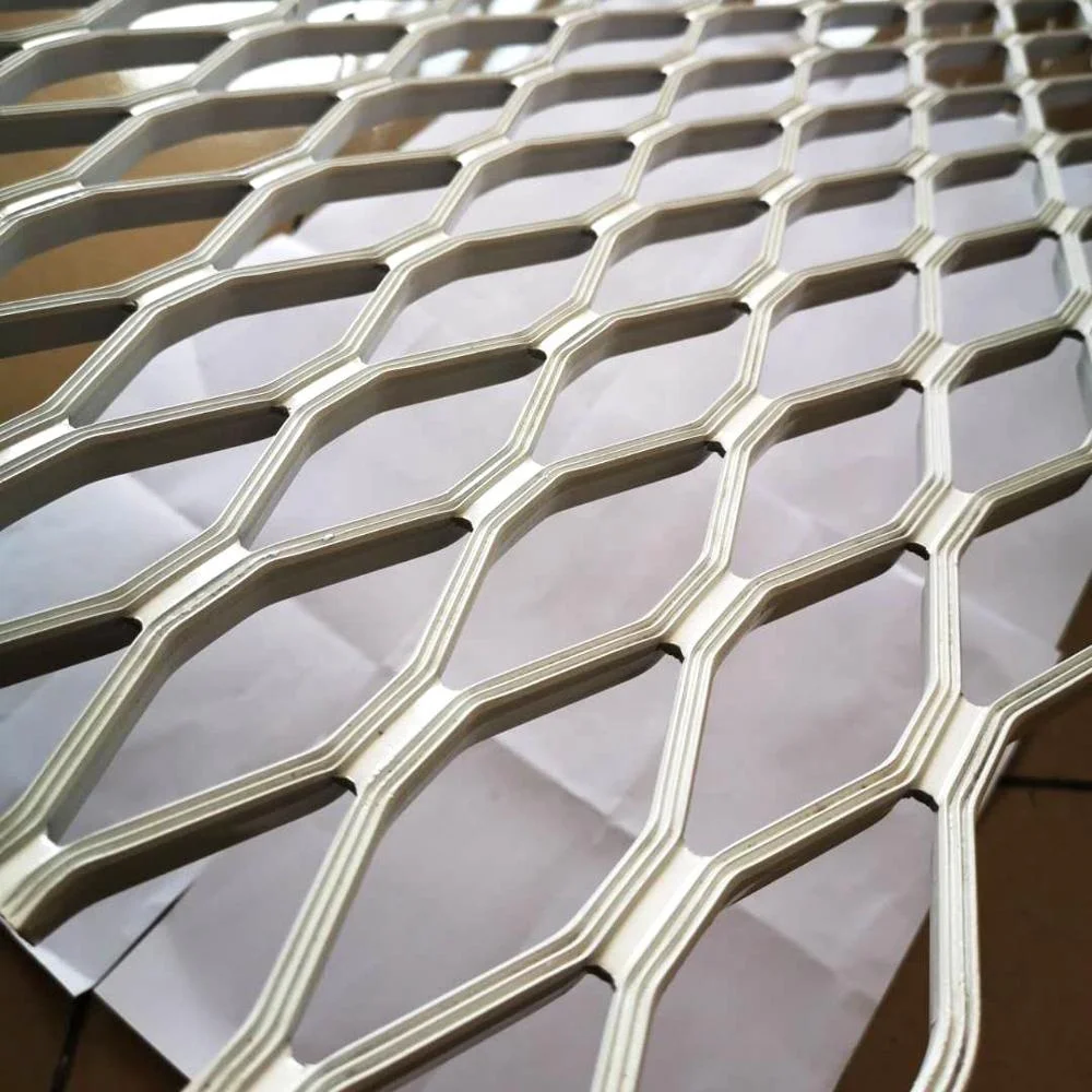 Aluminum perforated wire grille walkway mesh black grille powder coated fence for window