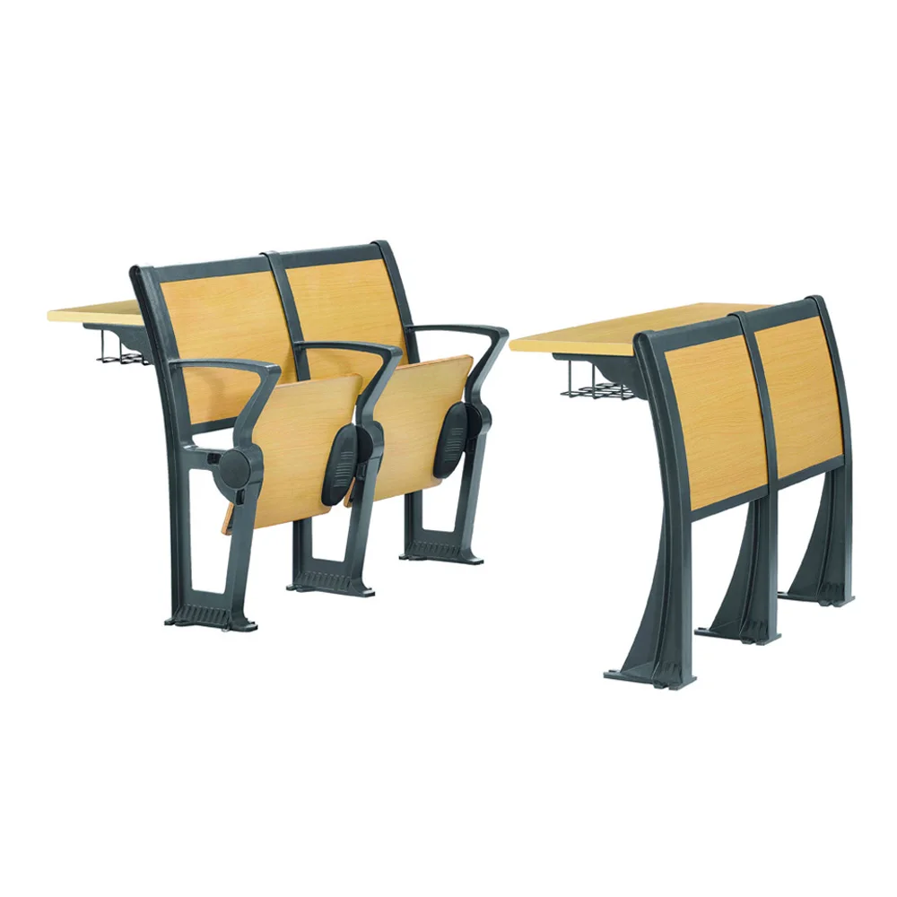 School furniture india college student desk and chair lecture room furniture