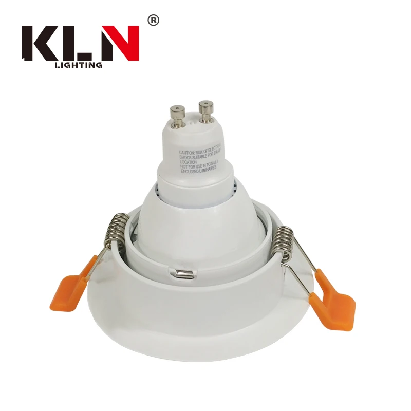 
Aluminum White Round LED Down Light Holder Dia 70mm 88mm 