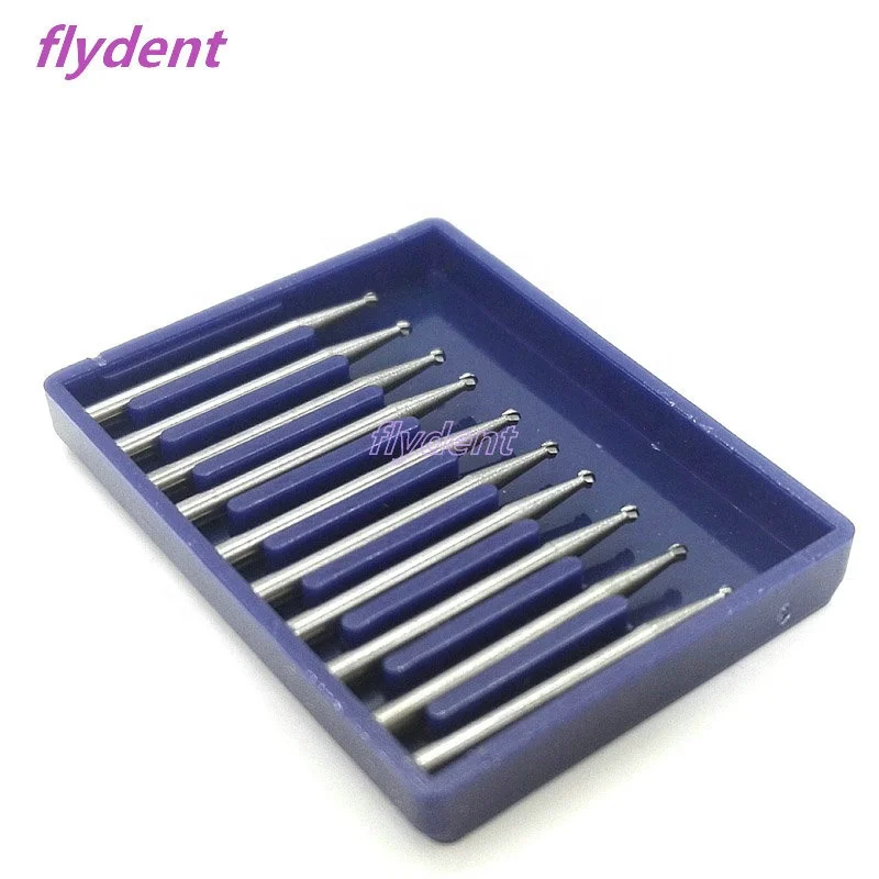 
10 Pcs Dental product FG round bur free shipment dental Lab Tungsten Carbide Burs FG 