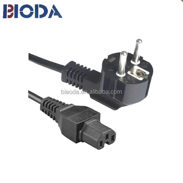 Иран горячие продажи евро кабель набор ЕС 3pin шнур питания с IEC C13 разъем компьютера