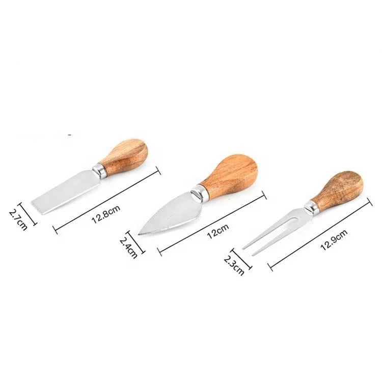 
2020 New Arrival Products Long Wooden Cheese Board Wholesale,Steak Cutting Board With Knife Set 