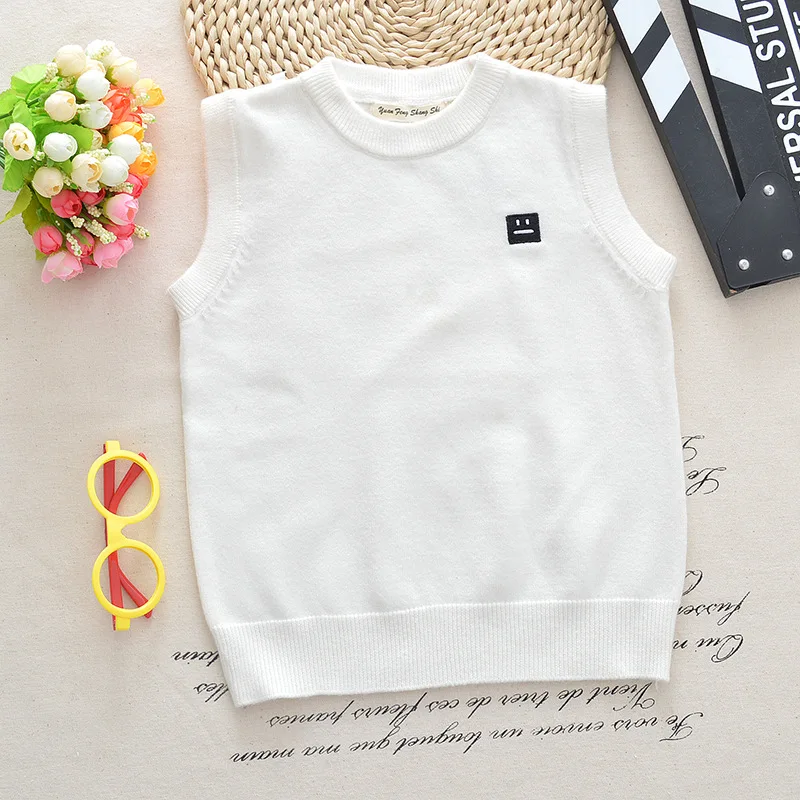 
Hot sale boys and girls uniform vest sweater 