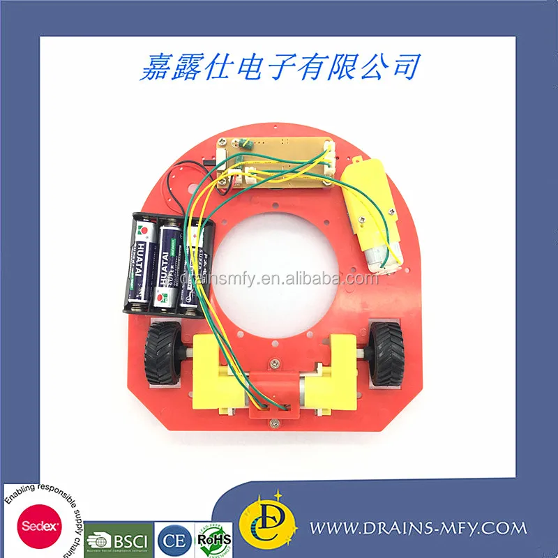 Best sell self assembly DIY electronic football robot toy kit